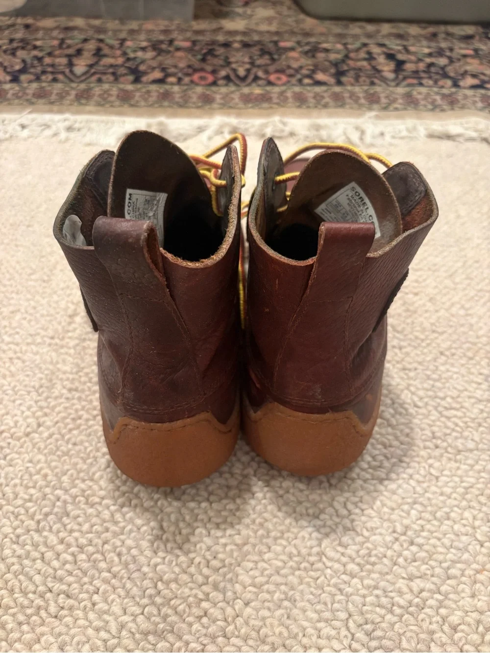 Sorel Men’s Dark Brown Leather Chukka Boot with Tan Sole